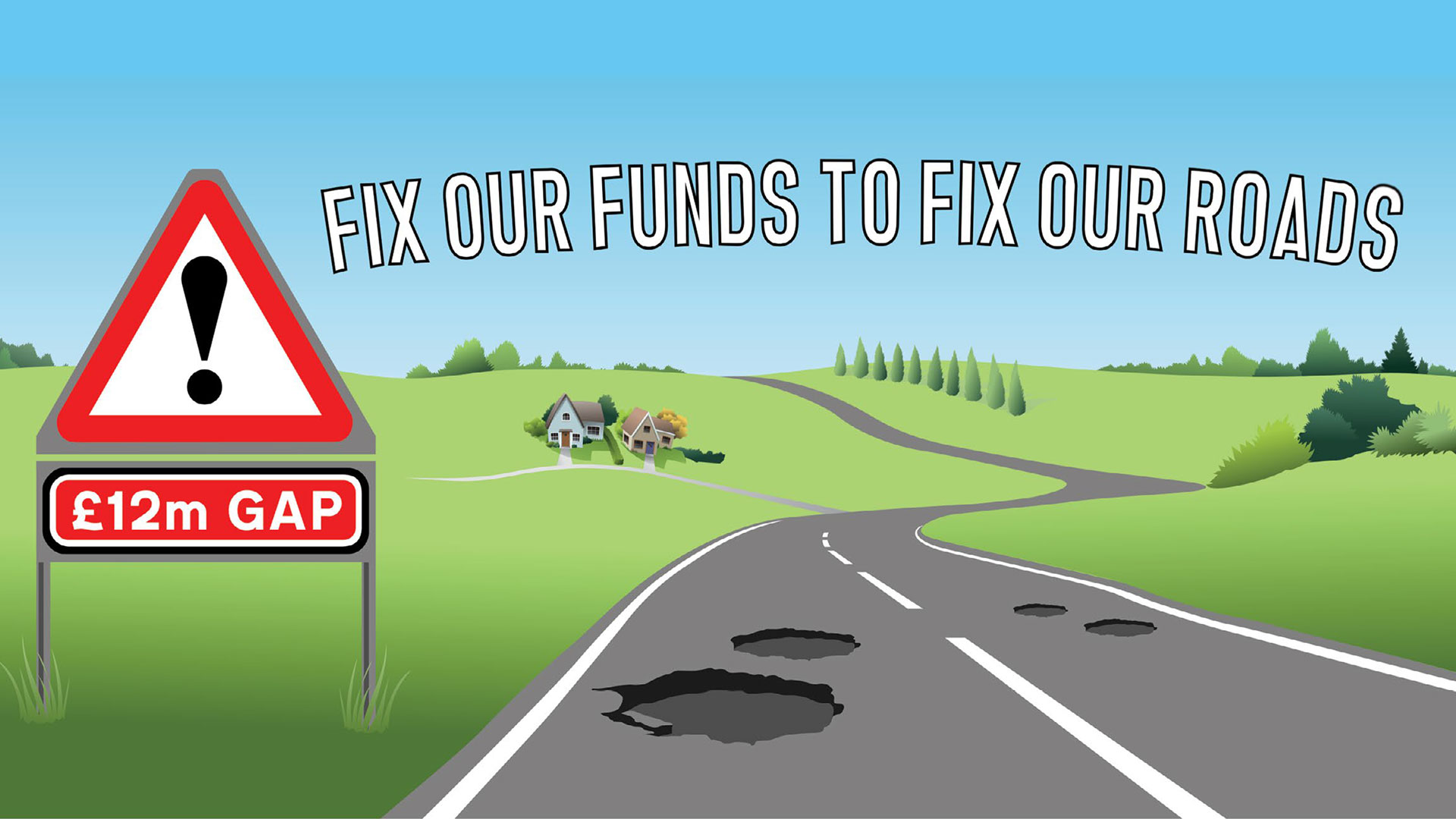 LCC campaign to raise funds to fix our roads